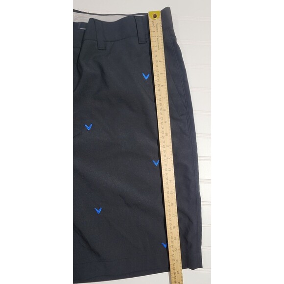 Callaway Navy Blue Golf Shorts Blue Embroidered Logo Mens Size 40 - Picture 11 of 14